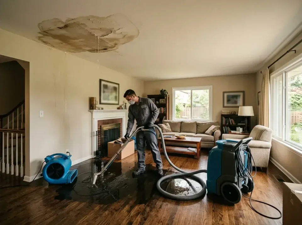 attic-pipe-burst-ceiling-drip-008 — frequently asked questions, Water Damage Restoration & Carpet Care in Savage, MN